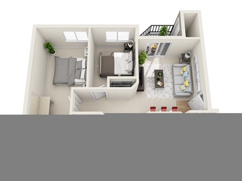 Arbor Crossing 2x1 A Floor Plan